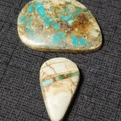 Turquoise Tear Drop Cabochon 