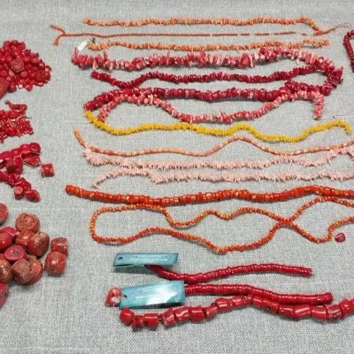Coral Beads For Jewelry Design 