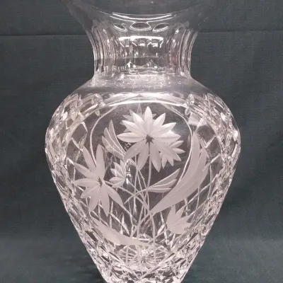 Polish Leaded Crystal Vase