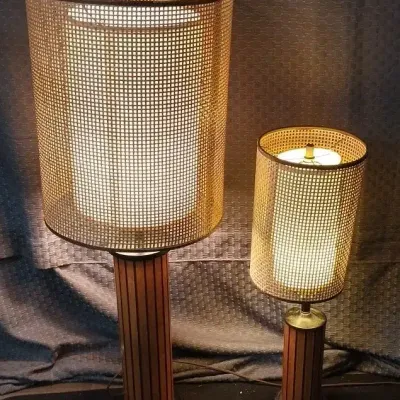 Midcentury Modern Lamp Set