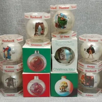 Norman Rockwell Christmas Ornaments