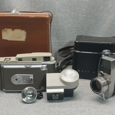 Polaroid Camera & Bell & Howell Zoomatic