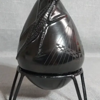 Rosa Quejada Mata Ortiz Blackware Signed