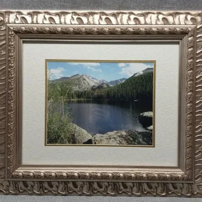 Framed Mountain Photo