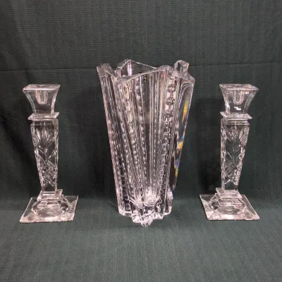 Lead Crystal Vase Made In Slovenia