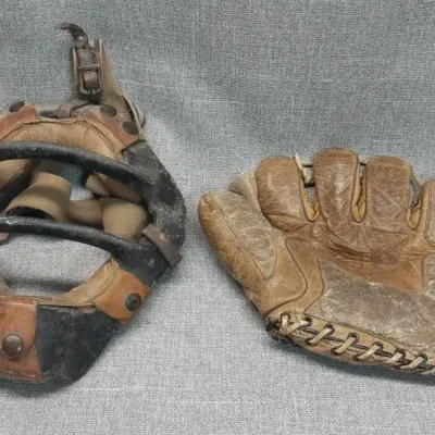 Vintage Catcher's Gear