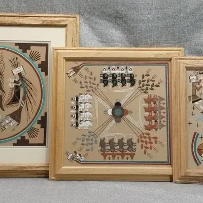Framed Sand Art 