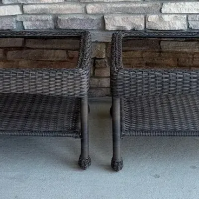 Hampton Bay Outdoor Side Tables