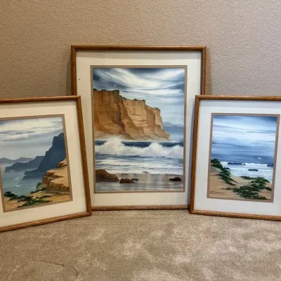 Set of 3 Beach Artwork 