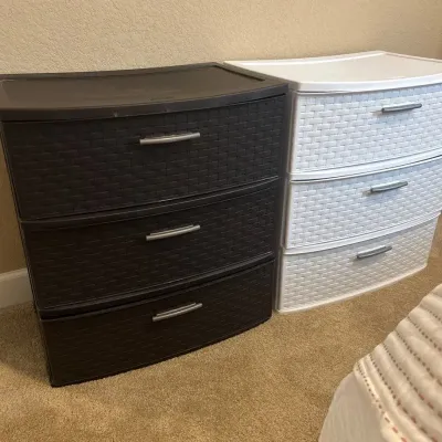 Sterilite Storage Organizers.