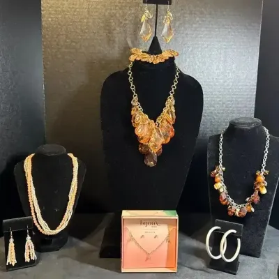 Matched Necklace & Earring Sets 