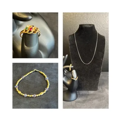 10K Gold Ring & Scrap + GE Jewelry