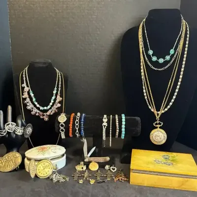 Vintage Costume Jewelry & More - Monet, Car, Avon & Others
