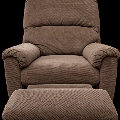 Brown Textured Recliner 