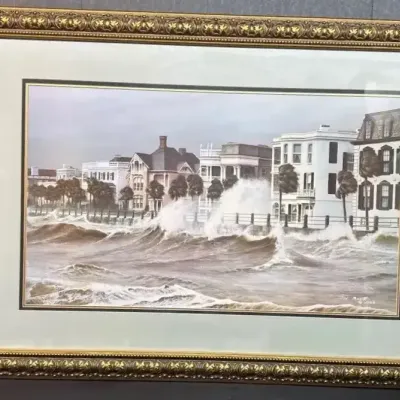 Jim Booth 1988 Sea Wall Print