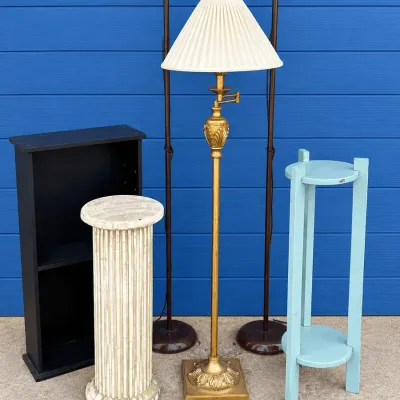 Vintage Lamp and Furniture Collection