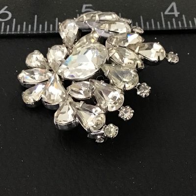 Joseph Wiesner Signed Crowned Vintage Brooch Excellent