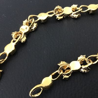 Holiday Enamel Rhinestone Holiday Bracelet