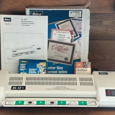 Ibico Laminating Machine + Accessories 