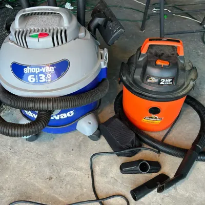 6gal Shop Vac And Small 2gal Vac W/ Attachments 