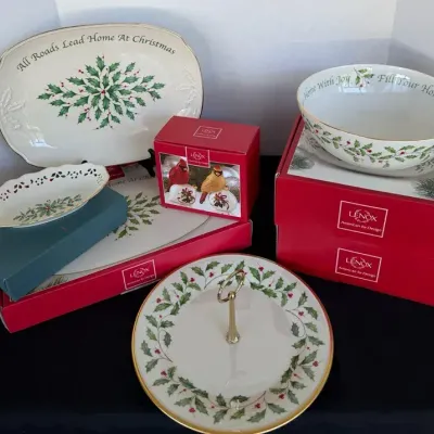 Lenox American by Design Holiday Serving Platters and Bowls