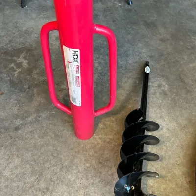 Power Planter Auger and HDX Fence Post Driver