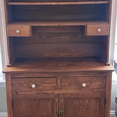 Vintage Step-Back Hutch