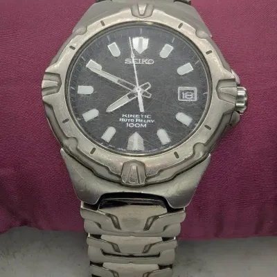 Seiko Kinetic Auto Relay Watch