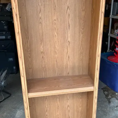 3 Bookshelves with Adjustable Shelves 