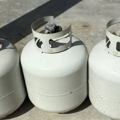 Five Propane Tanks