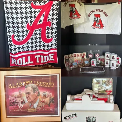 University Of Alabama Signed Art + Collectibles
