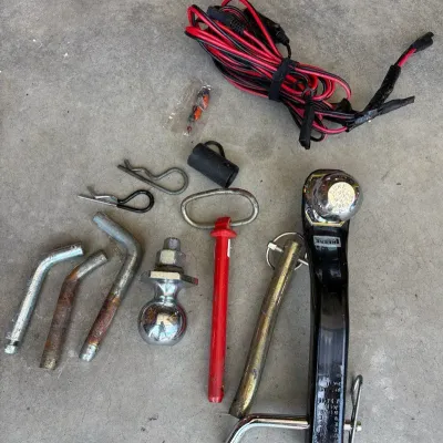 Hitch With Ball, Pins, & More 