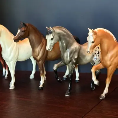 Group of Breyer Model Horses