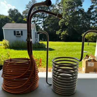 Copper & Stainless Steel Wort Chillers