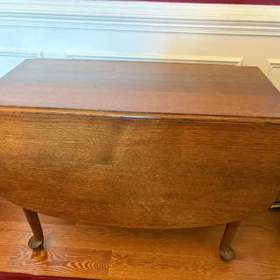 Vintage Gateleg Drop Side Table