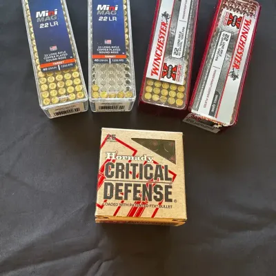 22LR & 38 SPL+P Ammo