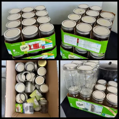 Ball Canning Jars And Stockpot