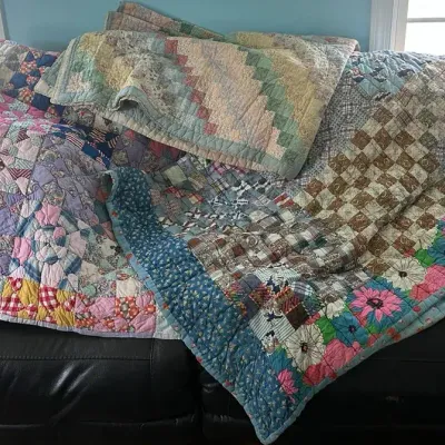 Three Vintage Quilts