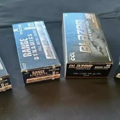 9MM Luger Ammo 4 Boxes