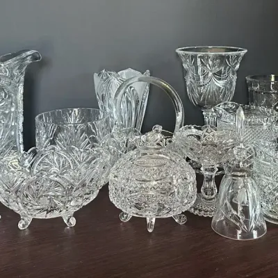 Collection Of Cut Glass