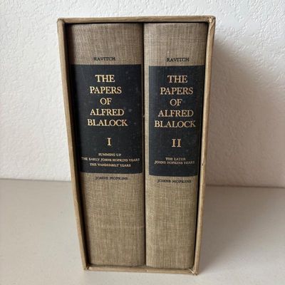 Sale Photo Thumbnail #229: V the papers of alfred blalock volumes i ii rare medical collection