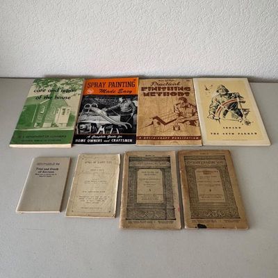 Sale Photo Thumbnail #225: V assortment of books featuring home improvement and maritime themes
