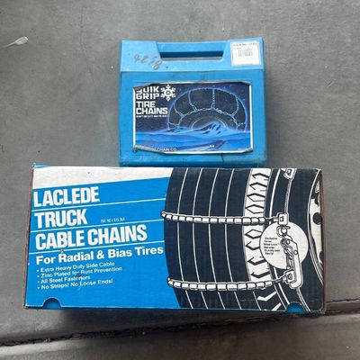 Sale Photo Thumbnail #76: G laclede truck cable chains quik grip tire chains – 2 sets