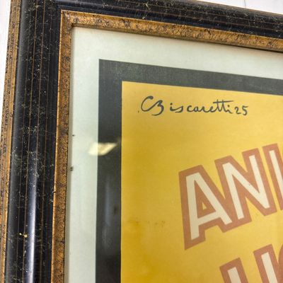 Framed Anisetta Evangelisti Poster by Carlo Biscaretti di Ruffia