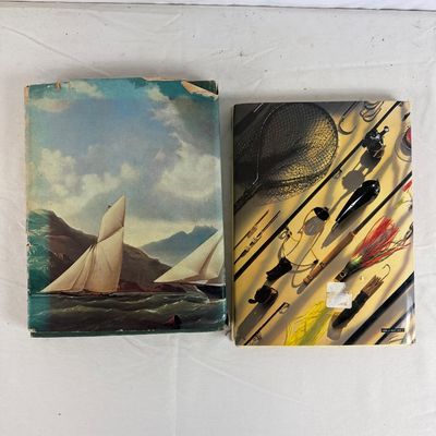 Vintage Maritime & Fishing Books: The History of Yachting & Complete Book of Fishing