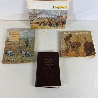 Vintage Western Art Book Collection - Lougheed, A.B. Frost, Amon Carter