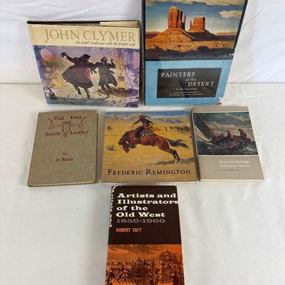 Vintage Western & American Art Reference Books - Lot of 6