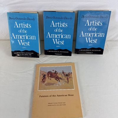 Artists of the American West Vols I-III & Painters of the American West Catalog