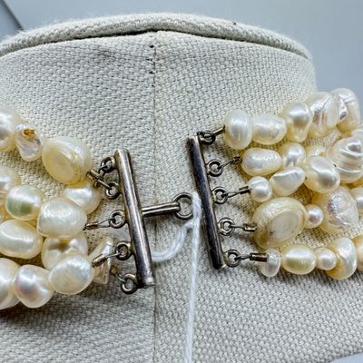 Multi-Strand Baroque Freshwater Pearl Necklace