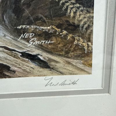 Ned Smith Framed Limited Edition Print Windfall Woodcock 157/600 Signed
